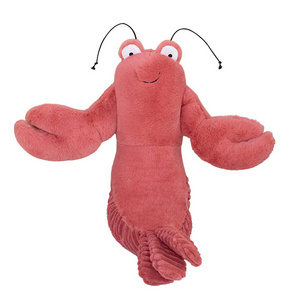 New Design Crab And Lobster Plush Toys Crawling Crab Stuffed Microwavable Animal Toys Plush Red Plush Lobster Pillow