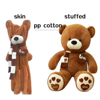 Unstuffed teddy bear skins discount