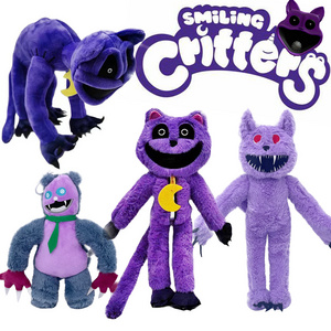 2024 New Smiles Critters Plush Charpter 3 Purple Cats Peluches Cat Stuffed Animals Smiles Critters Catnap Plush Toy