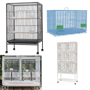 Wholesale Fancy Multi-layer Space Large Big Stainless Steel Pet Parrot Bird Cage