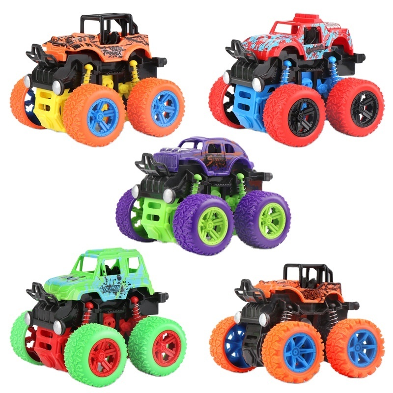 New Mold Children Toy Car Inertia 4WD off Road Vehicle Friction Toy Car Monster Truck