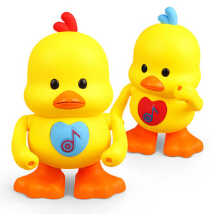 Hot will dance music lights dancing munchkin duck electric doll children toys