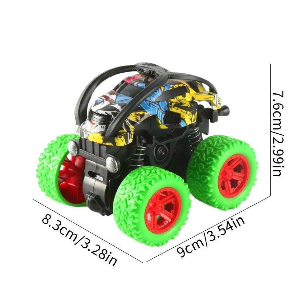 Graffiti Car Friction Powered Cars For Kids Inertia 4wd Toy Inertial Off Road Vehicle Monster Trucks Friction Car Toy