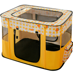 Oxford Round Portable Foldable Octagon Cage Indoor Puppy Cats Houses Delivery Room Dogs Cat Tent