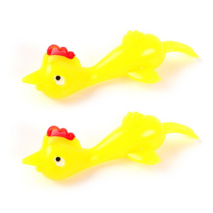 Sticky Flying Turkey Catapult Finger Flick Stretchy Rubber Chicken Party Easter Slingshot Chick Kids Fidget Novelty Toys