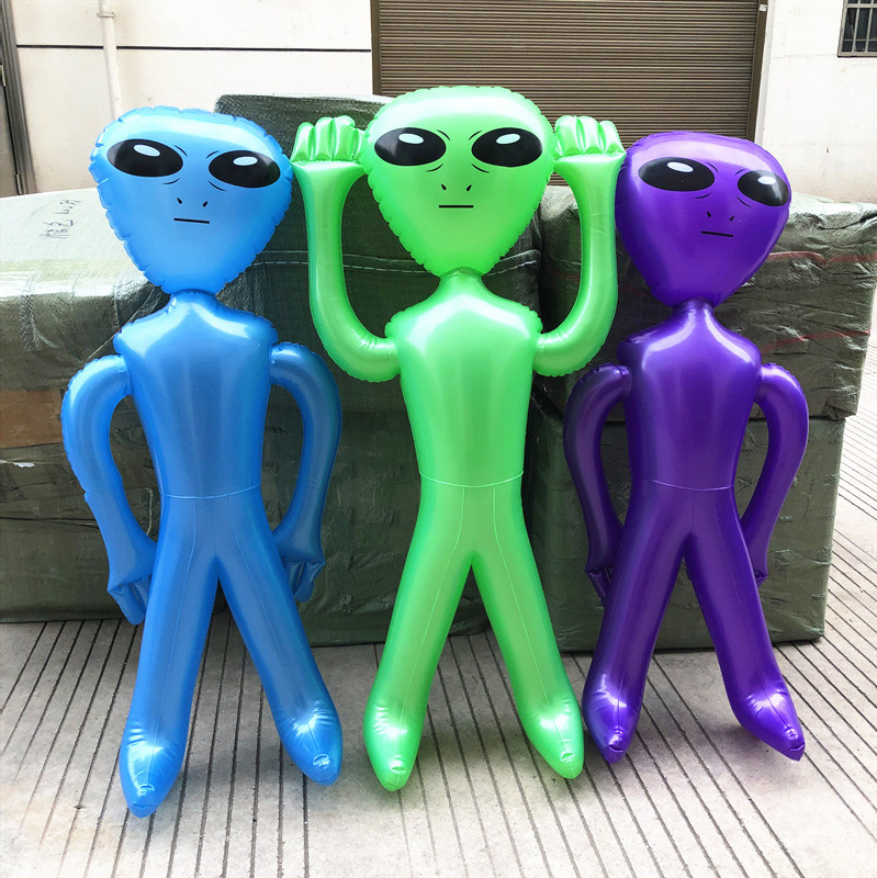 Novelty toy pvc kids alien inflatable inflatable toy accessories inflatable alien toys