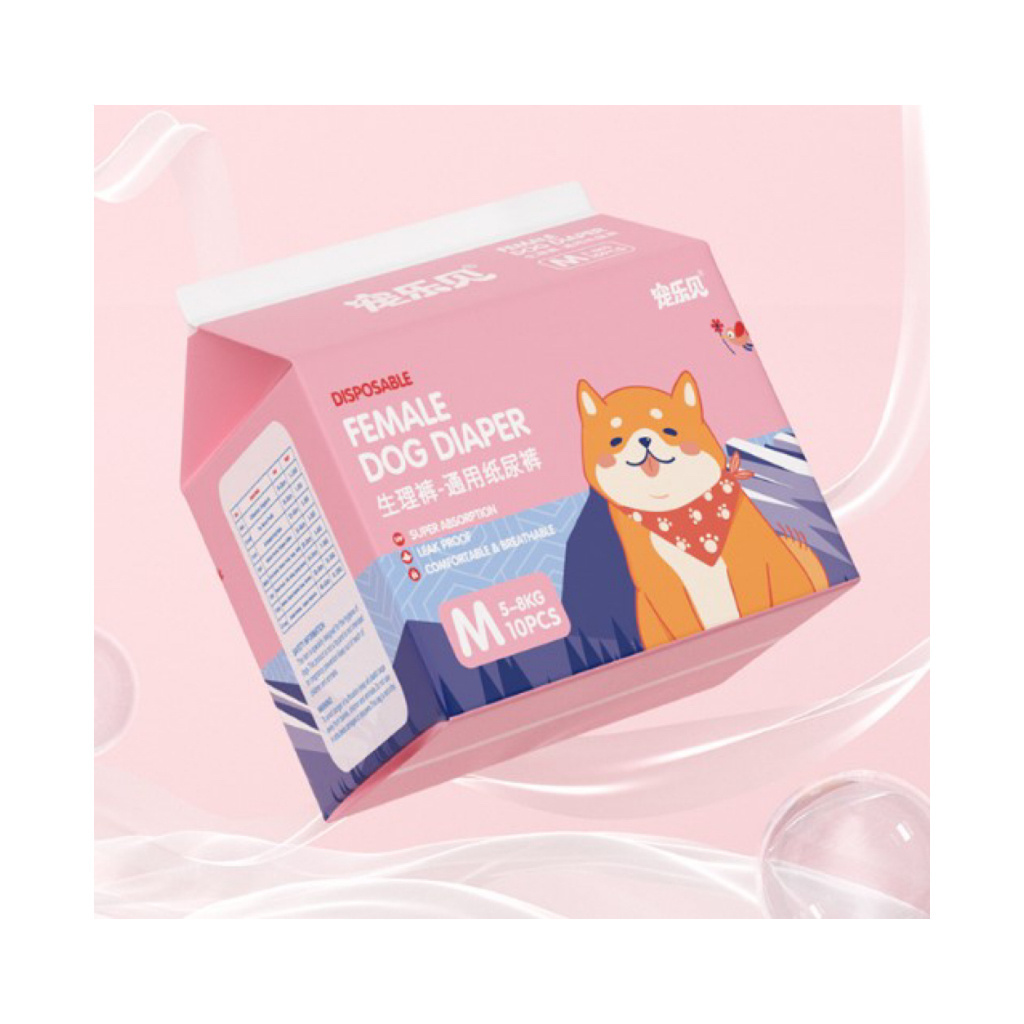 Pet diapers menstrual period male female dogs disposable diapers color changing thickened breathable diapers