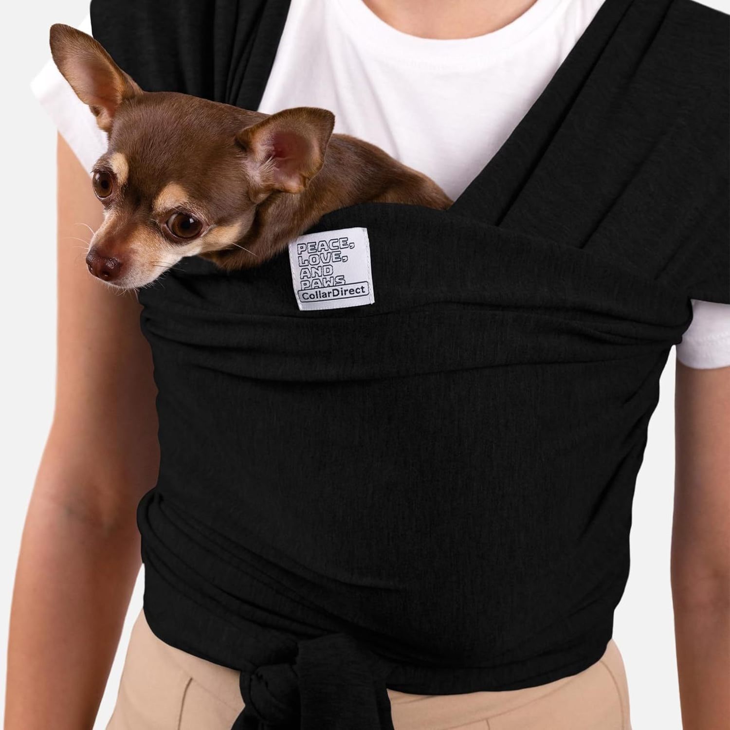 Pet Carrier Portable Adjustable Outdoor Cat Anti Anxiety Puppy Pouch Fabric Wrap Dog Sling Carrier