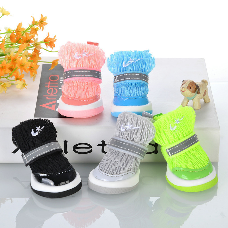 Hot selling wholesale cheap price pet shoes sports leisure waterproof non-slip dog shoes