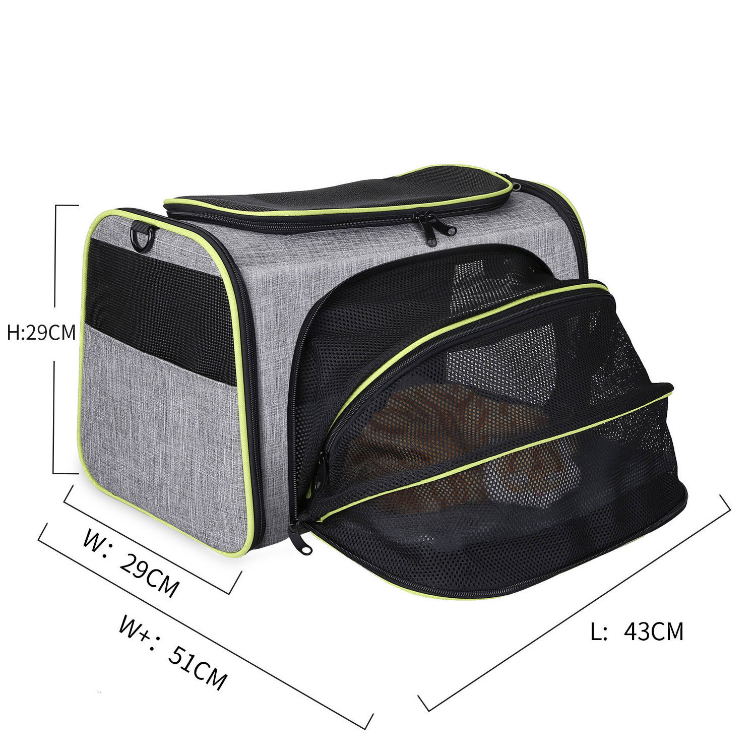 Hot Sale Pet Carrier Bag Airline Approved Small Soft Sided Collapsible Portable Travel Dog Carrier