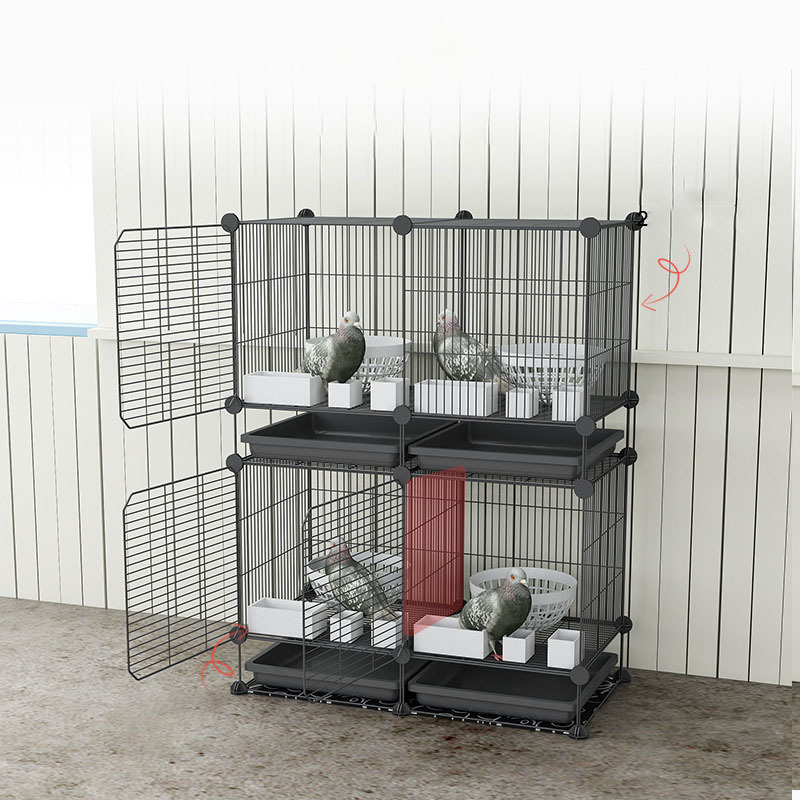 Large three-story multiple spaces matching box bird pigeon cage breeding cage