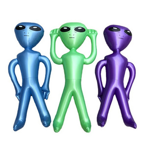 Novelty toy pvc kids alien inflatable inflatable toy accessories inflatable alien toys