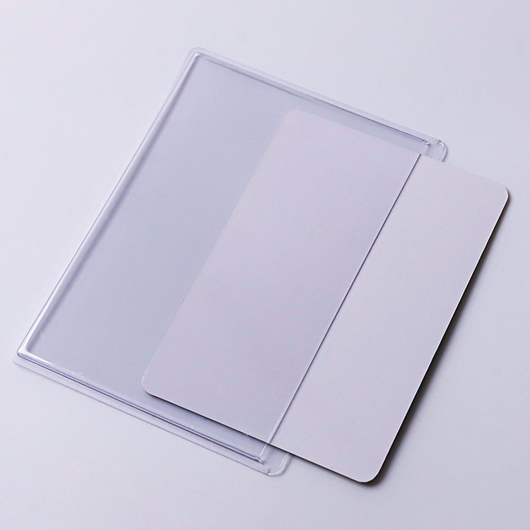 Transparent 35PT Side Loading Card Holder Pack of 25 Waterproof & Dustproof Hard Plastic Card protectors for Sports Cards