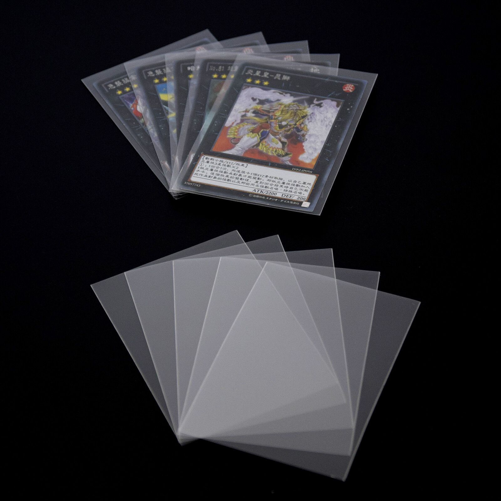 Transparent  Soft Card Sleeves Trading Deck Protector Standard Size Penny Compatible with Baseball