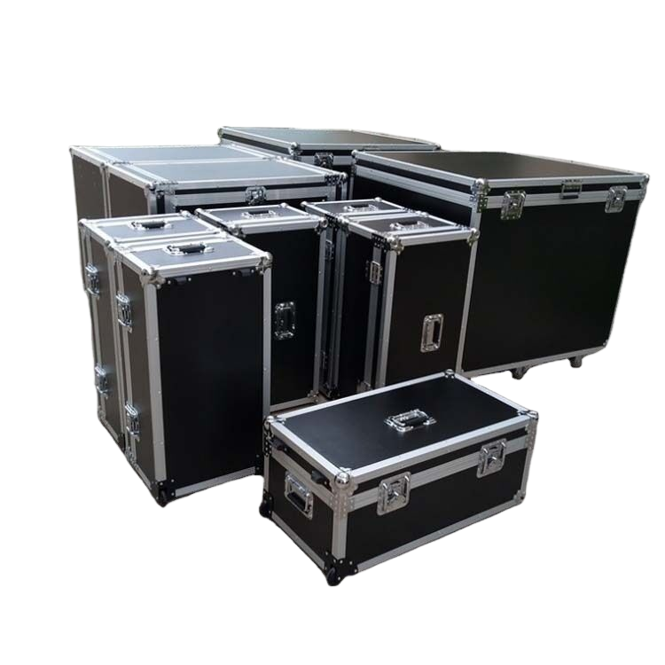 Hard Travel Road Case Wheels and Foam  Flight Aluminum Case