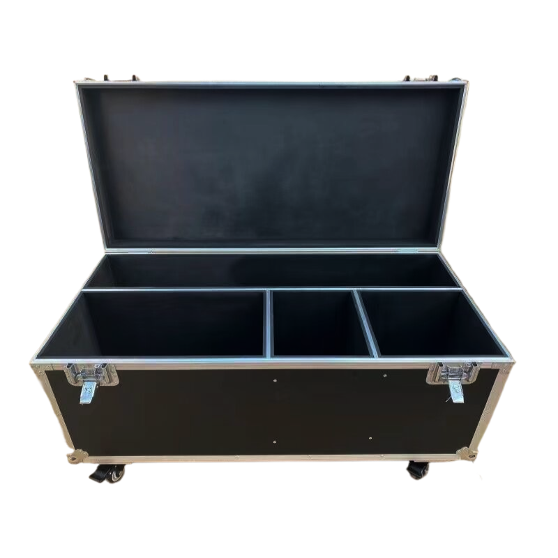 Professional Heavy Duty Storage Box Aluminum Flight Hardware Cable Road Mixing Mixer Case Aluminum Flight Case Foam And wheel