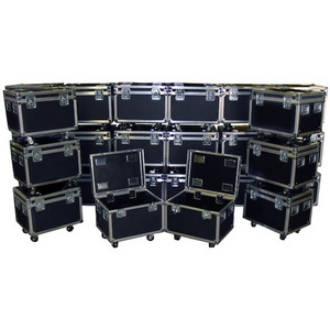 Aluminum Case with Outside Trolley Custom Train Flight Aluminum Pilot Flight Case