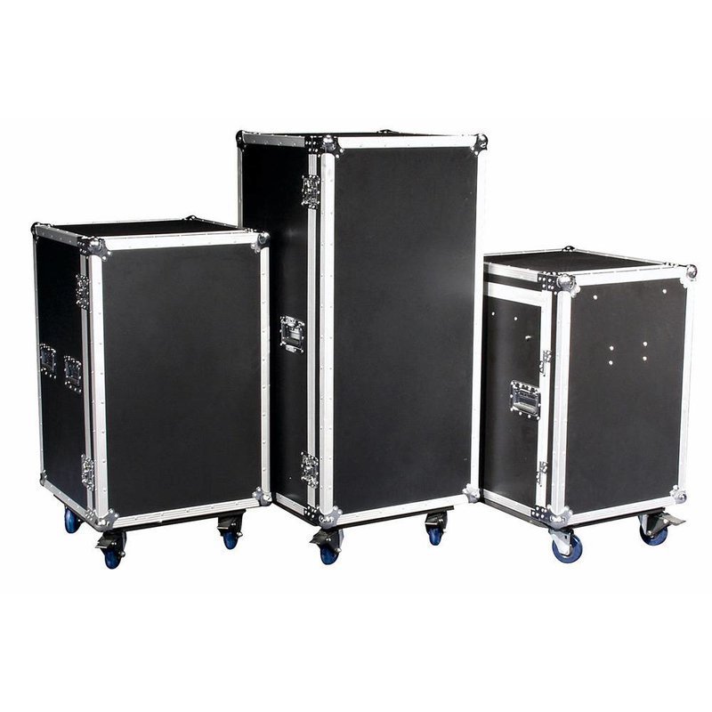 OEM Factory Price Lockable Gray Hard Trolley Black Foam Inside Dj 55 Tv Aluminium Fight Case with Stand