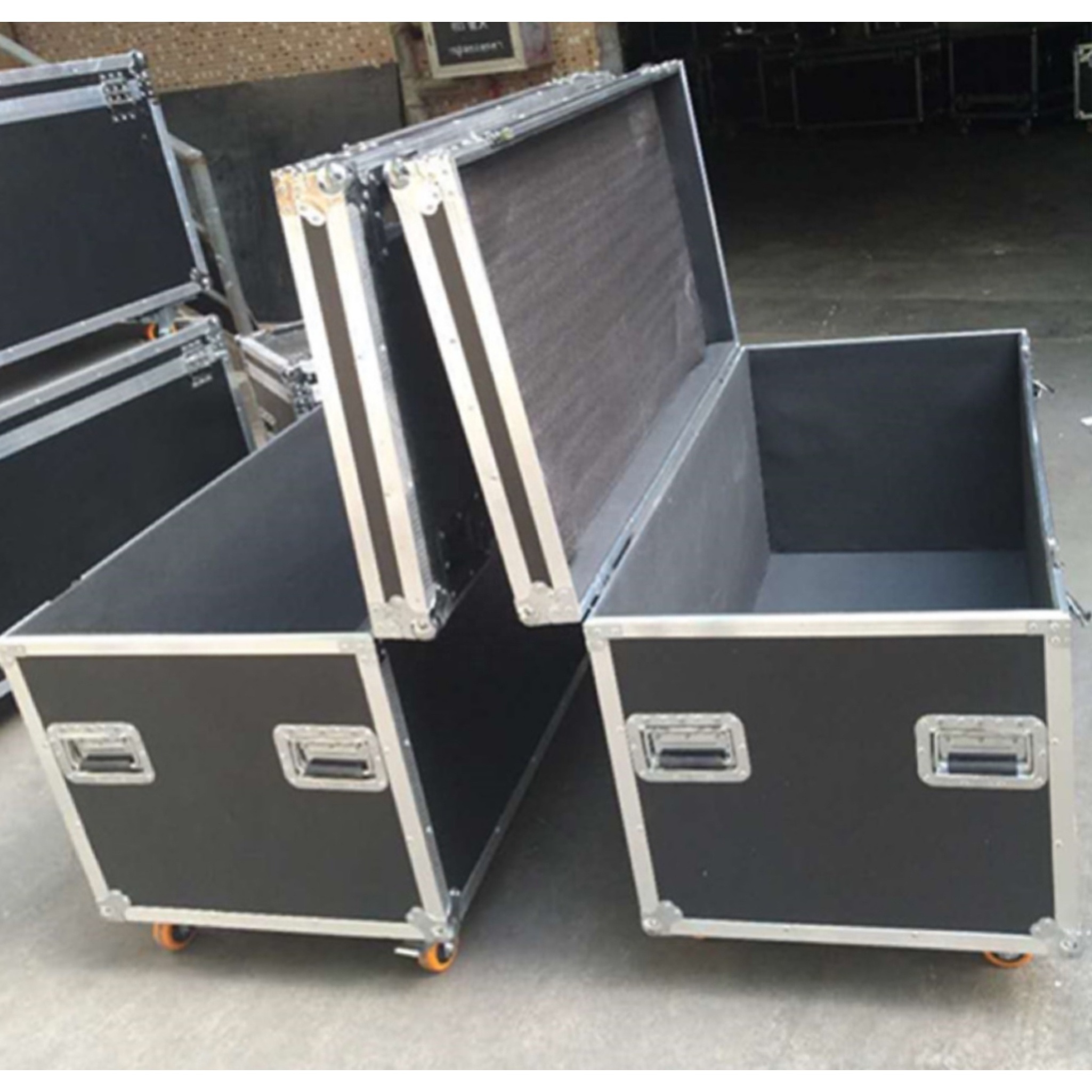 Manufacturer Large screen LCD TV  Aluminum Cable Road Flight Case Aluminium Used Flight Cases