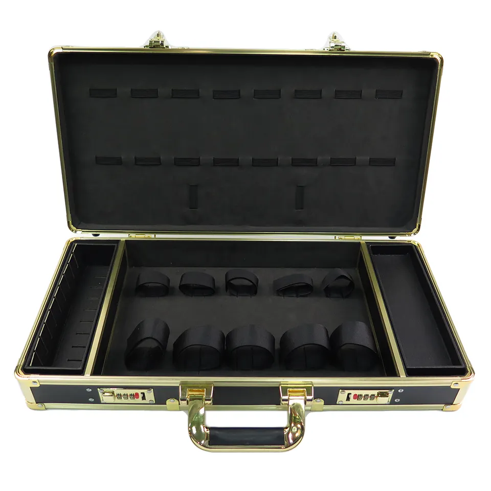 Factory OEM Stylist Suitcase Carrying Case Trimmers Scissor Tool Box Aluminum Barber Tool Case