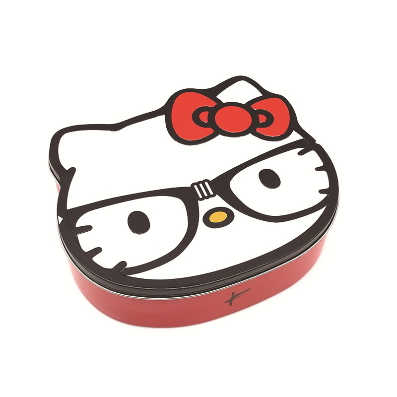 Wholesale Custom Creative Hello Kitty Cookies Candy Gift Packaging Tin Box