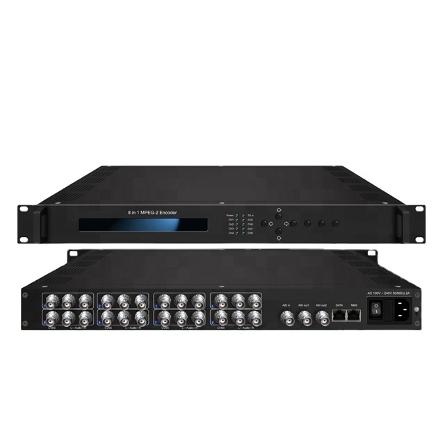 HD 8 Channel  MPEG 2 H 264 Hardware Video Encoder