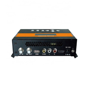 Digital TV Encoder Modulator HD SD Mpeg1 H.264 CVBS 1080P to DVB-T/ISDB-T RF Modulator