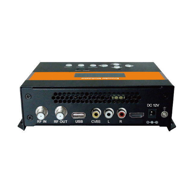 Digital TV Encoder Modulator HD SD Mpeg1 H.264 CVBS 1080P to DVB-T/ISDB-T RF Modulator