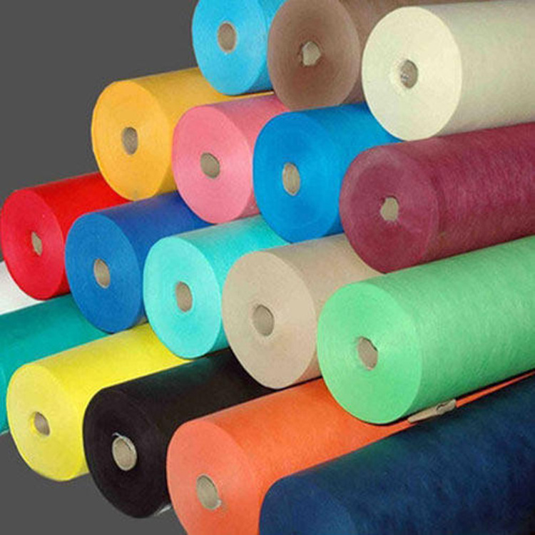 pp PE coated blue white waterproof spunbond 100% polypropylene non woven fabric with CE