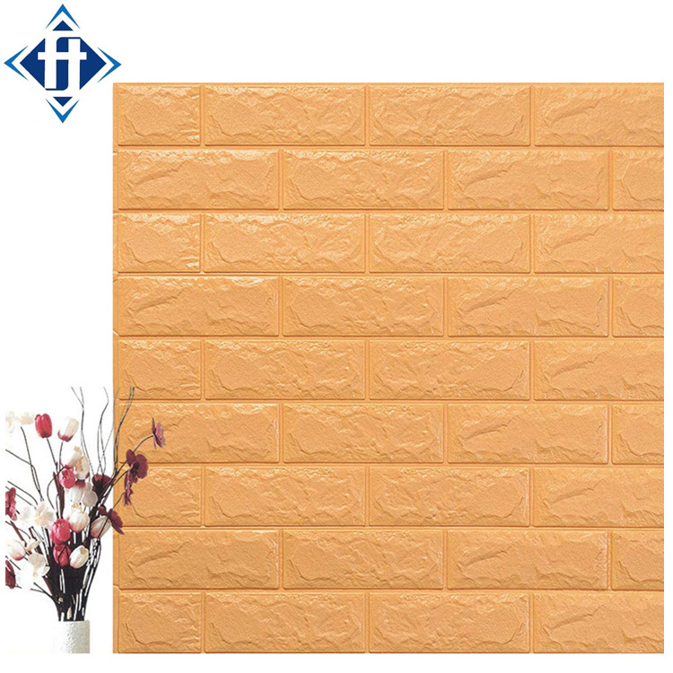 Multi-color Brick Self Adhesive 3D Foam Wallpaper