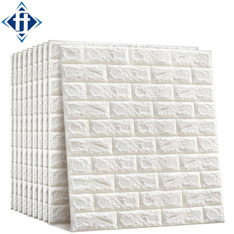 Multi-color Brick Self Adhesive 3D Foam Wallpaper