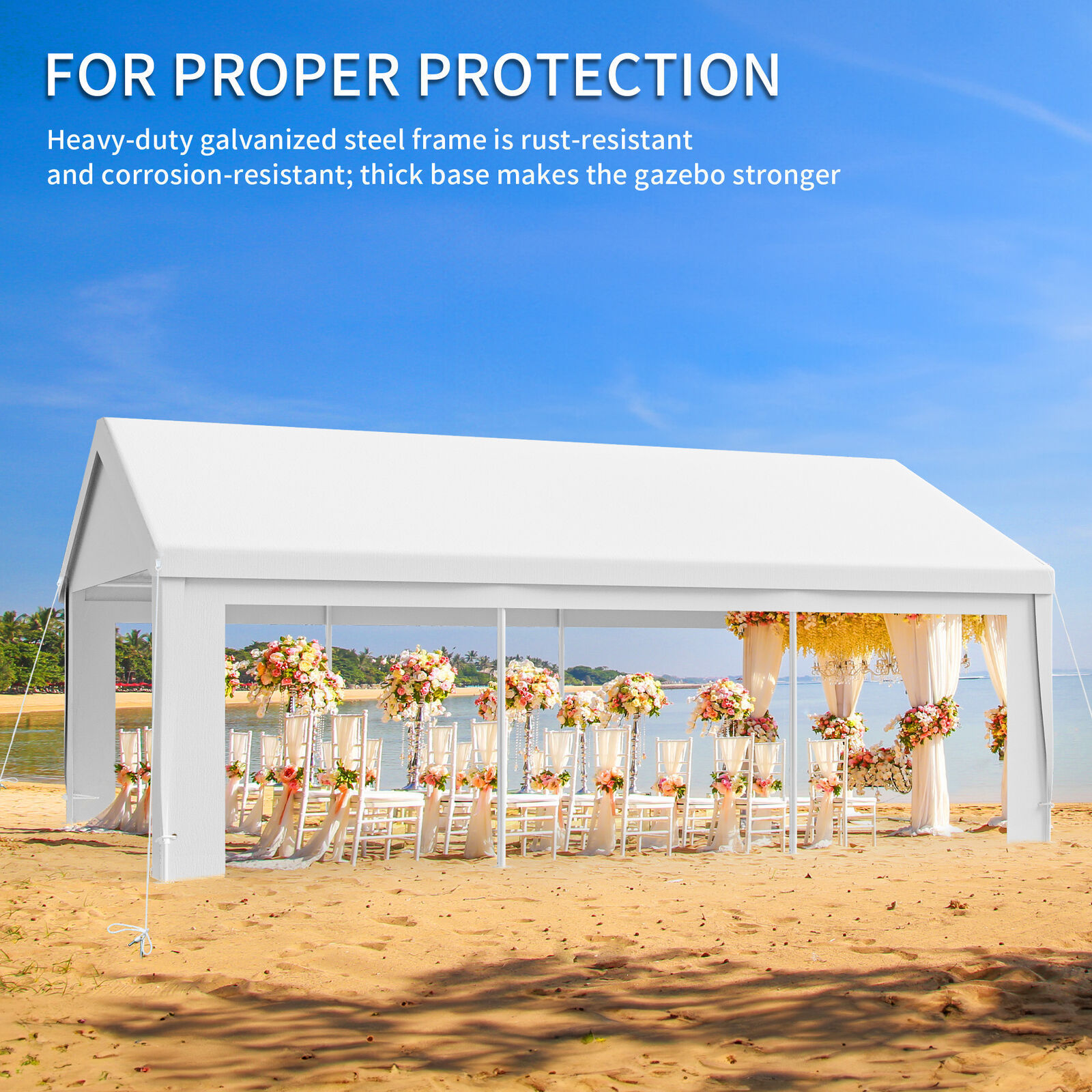 For Sale 13 To 40 Ft Outdoor Gazebo Canopy Heavy Duty Wedding Party Tent Large Event Tent Capacity 300 500 1000 People