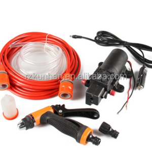 Portable Car High Pressure Washer 100W 160PSI High Pressure Self-Priming Car Wash Water Pump 12V Clean Kit