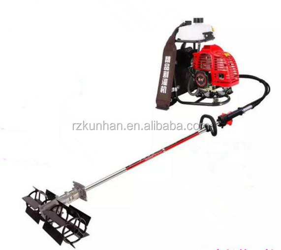 Two stroke Four stroke knapsack gasoline lawn mower electric motor