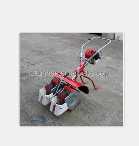 Hot Sale Mini Power Tiller Paddy Field 2-row Rice Weeder