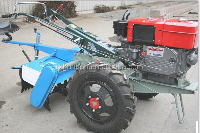 mini diesel good quality 8HP 10HP walk behind tractor