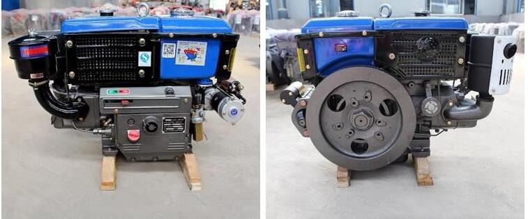 Single-cylinder horizontal 4-stroke water-cooled 18hp diesel engine