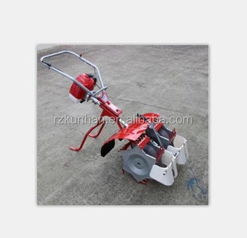 Hot Sale Mini Power Tiller Paddy Field 2-row Rice Weeder