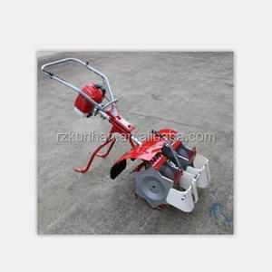 Hot Sale Mini Power Tiller Paddy Field 2-row Rice Weeder