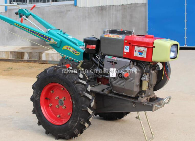 2 wheels Power Tiller agricultural diesel engine mini tractor price