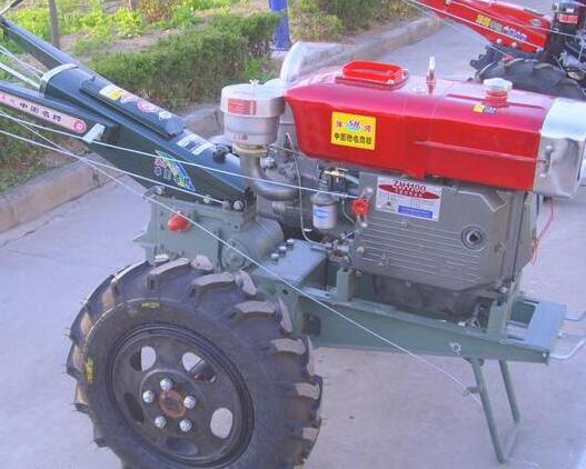 factory supply 2 wheels Power Tiller agricultural diesel engine garden hand tractor