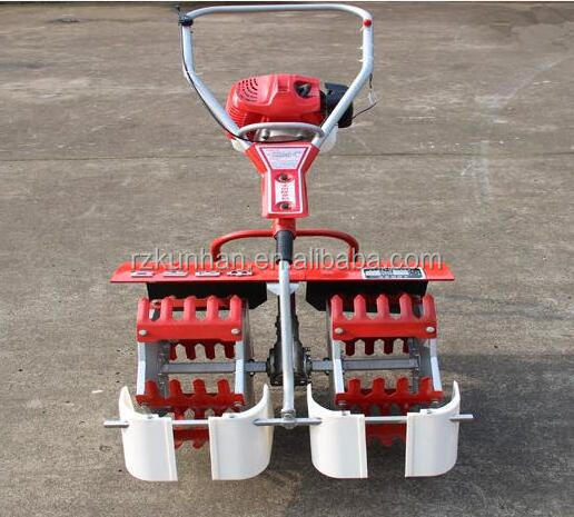 Hot Sale Mini Power Tiller Paddy Field 2-row Rice Weeder