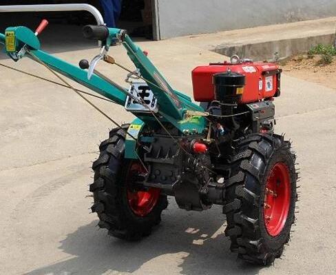 factory supply 2 wheels Power Tiller agricultural diesel engine garden hand tractor