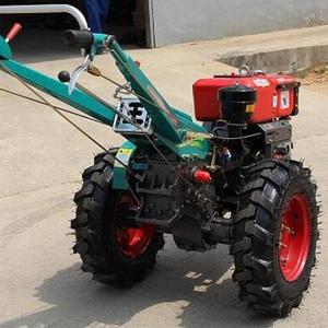 factory supply 2 wheels Power Tiller agricultural diesel engine garden hand tractor