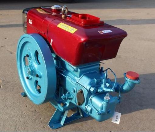 Single-cylinder horizontal 4-stroke water-cooled 18hp diesel engine