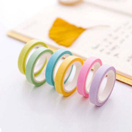 Wholesale jakarta dark yellow decoration washi tape wide 5mm