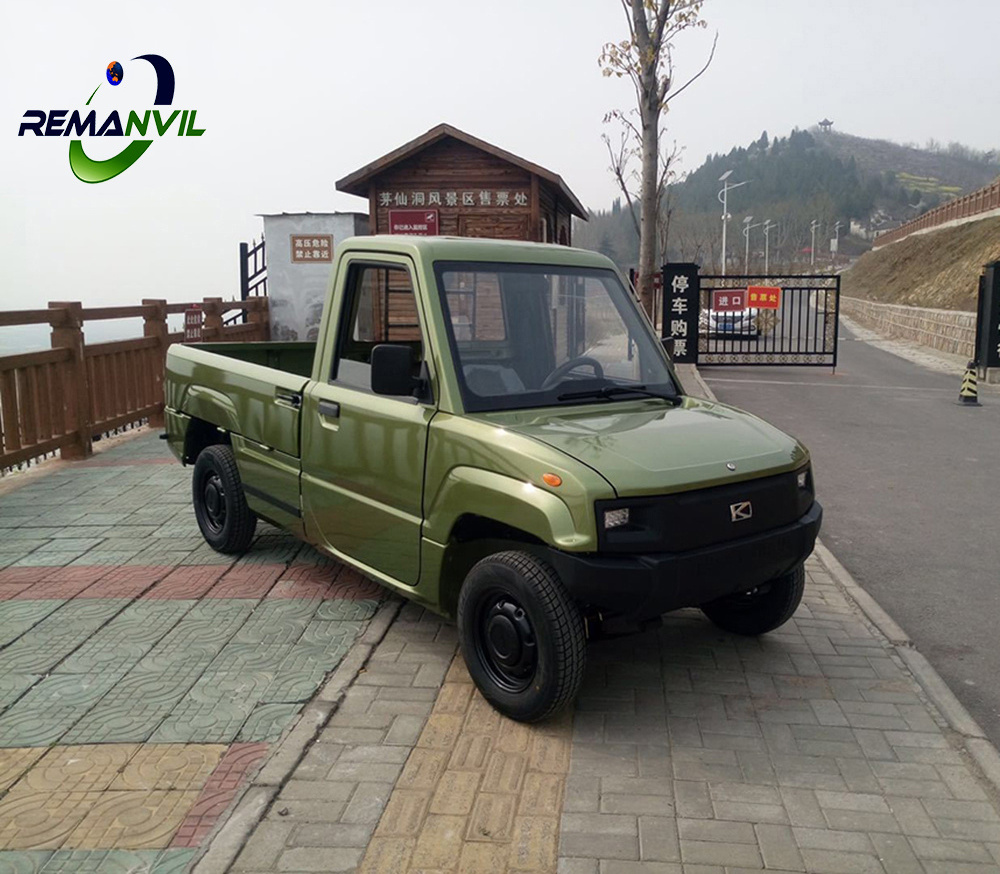 China Cheap Price New Mini Electric New Car Chinese Pickup Truck With Two Door for sale