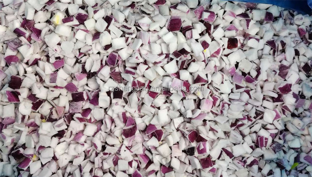 Transaction Guarantee Wholesale Frozen Vegetables red Frozen Fresh Onion Shreds