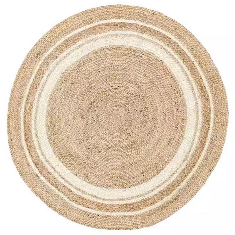 digital printing jute carpet with modern design of jute modern round carpet large size living room rug