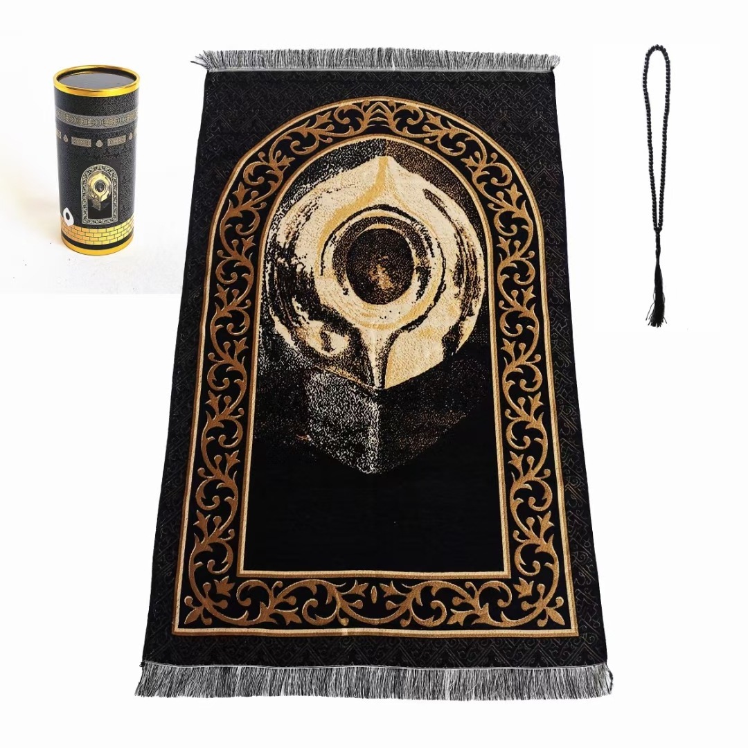 Wholesale Best Islamic Prayer Carpet gift box set muslim turkey style prayer mat mosque carpet